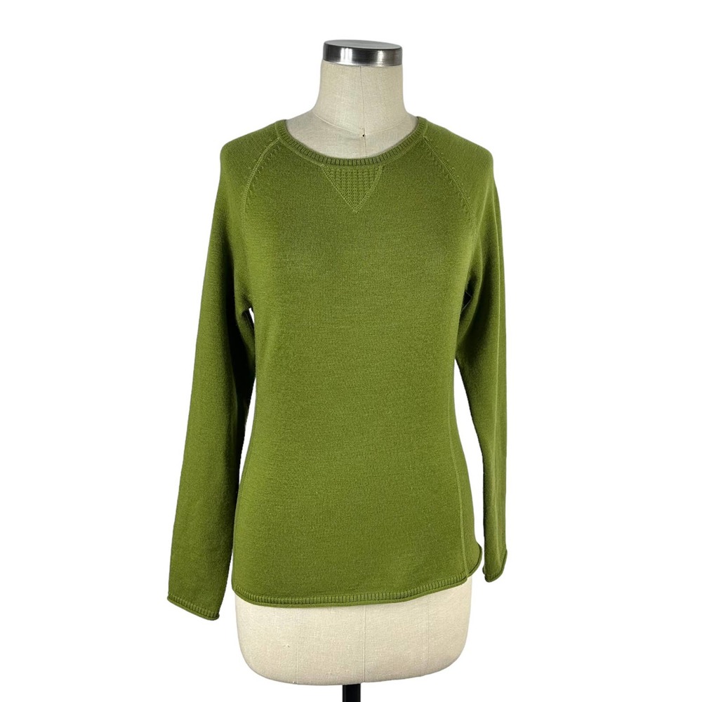 Title Nine Olive Crew Neck Sweater